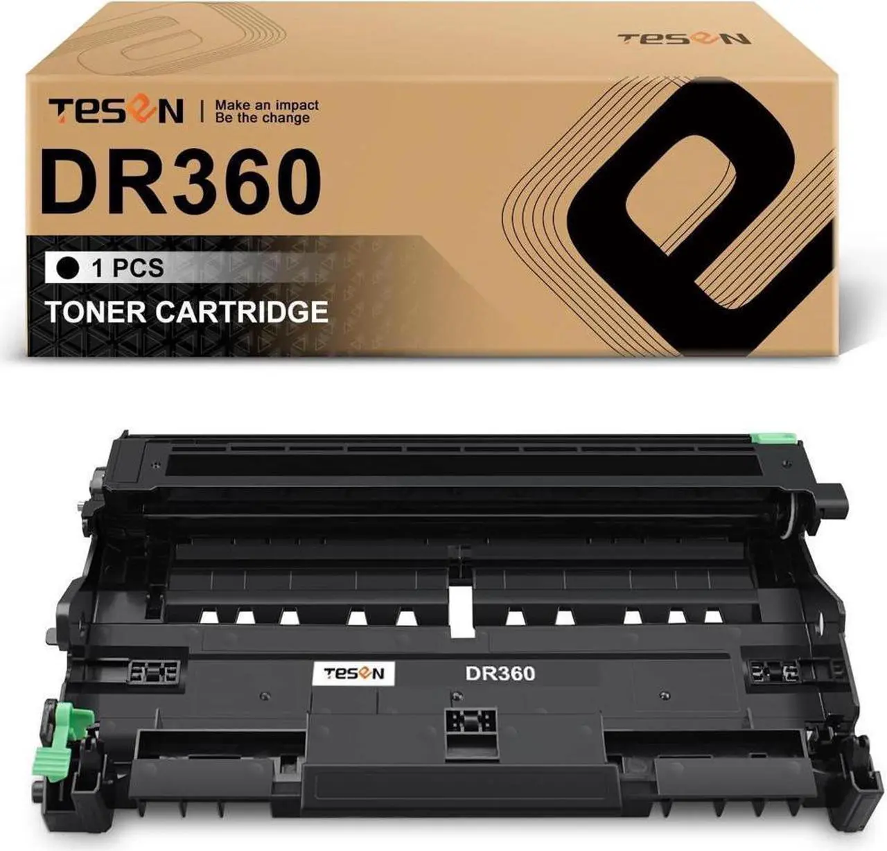 Main image of TESEN DR360 Compatible Drum Replacement for Brother DR360 (1-Pack, Not Toner) Work with Brother HL-2120 2140 2150 2170, DCP-7030 7040 7045, MFC-7320 7340 7345 7440 7445 7450 7840 Series