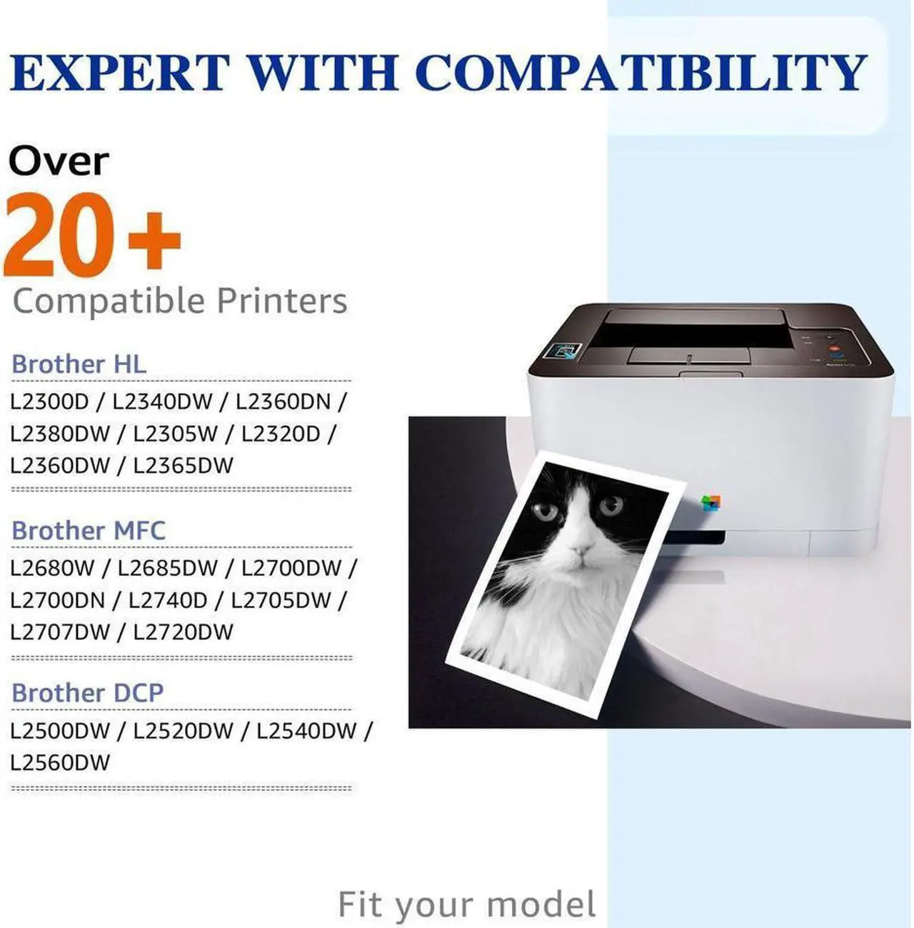 Alt view image 3 of 5 - 2x TN660 TN630 Toner Compatible For Brother MFC-L2740DW HL-L2300D DCP-L2540DW
