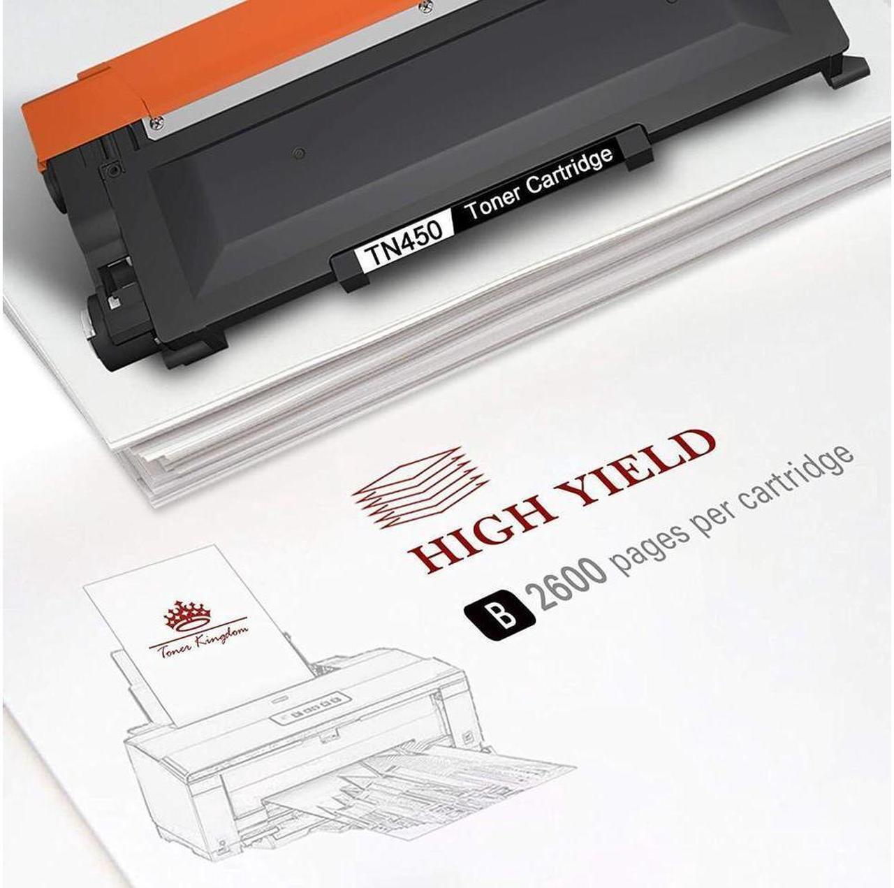 Alt view image 4 of 5 - 2x TN450 Toner Cartridge for Brother HL-2270DW HL-2280DW HL-2240 Intellifax 2840