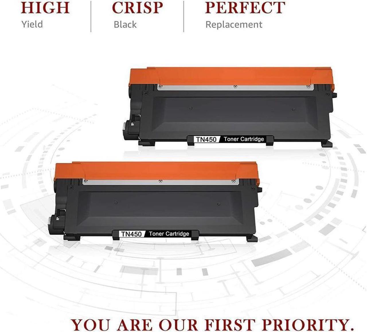 Alt view image 2 of 5 - 2x TN450 Toner Cartridge for Brother HL-2270DW HL-2280DW HL-2240 Intellifax 2840