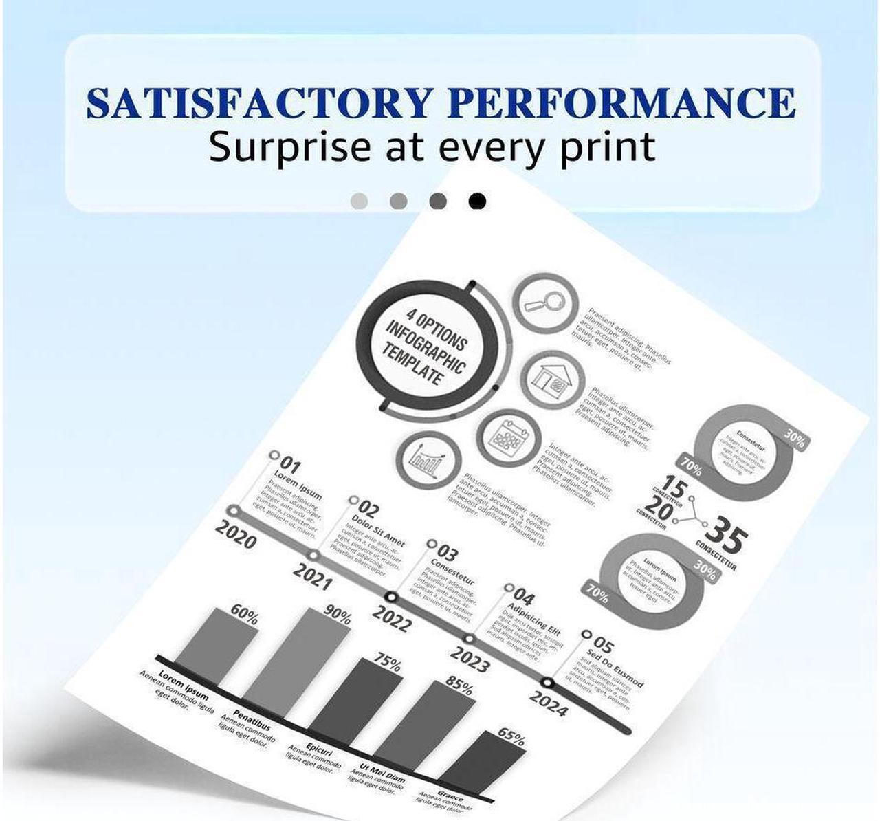 Alt view image 5 of 5 - 2Pk LC103 XL Compatible Ink Cartridge For Brother DCP-J152W MFC-J475DW J450dw