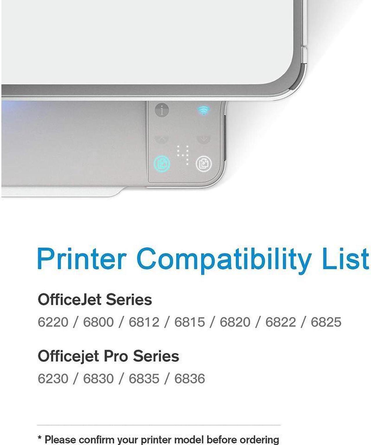Alt view image 2 of 5 - 934XL 935XL Combo Pack Compatible Ink Cartridge Replacement for 934 and 935 Ink Cartridges Work with OfficeJet Pro 6830 6230 6835 6812 (934 XL 935 XL-4 Pack)