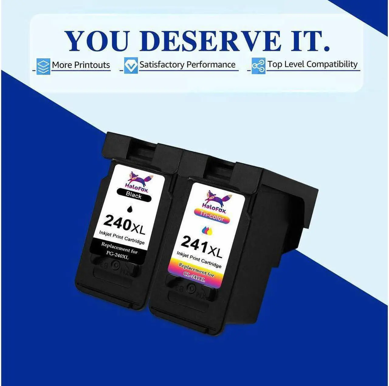 Alt view image 4 of 5 - 2 pk PG 240XL CL 241XL Ink Cartridge for MG and MX Series Printer