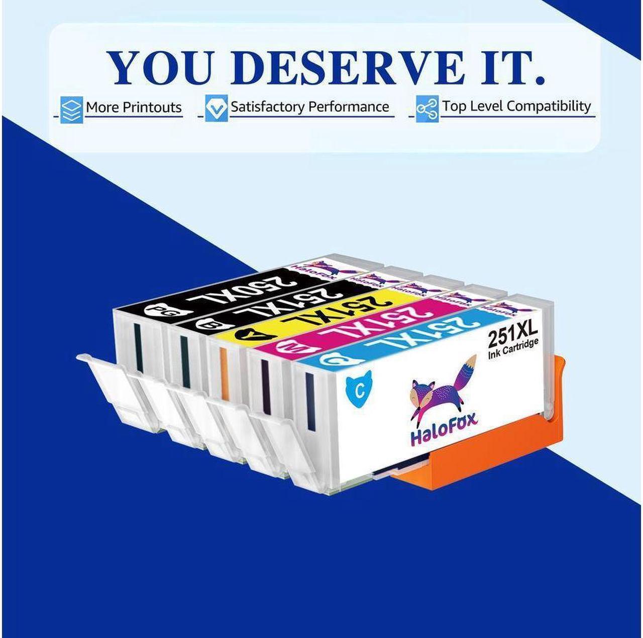 Alt view image 2 of 5 - 12 pcs PGI-250XL CLI-251XL Ink fit For MG5520 MG5422 MG6620 printer