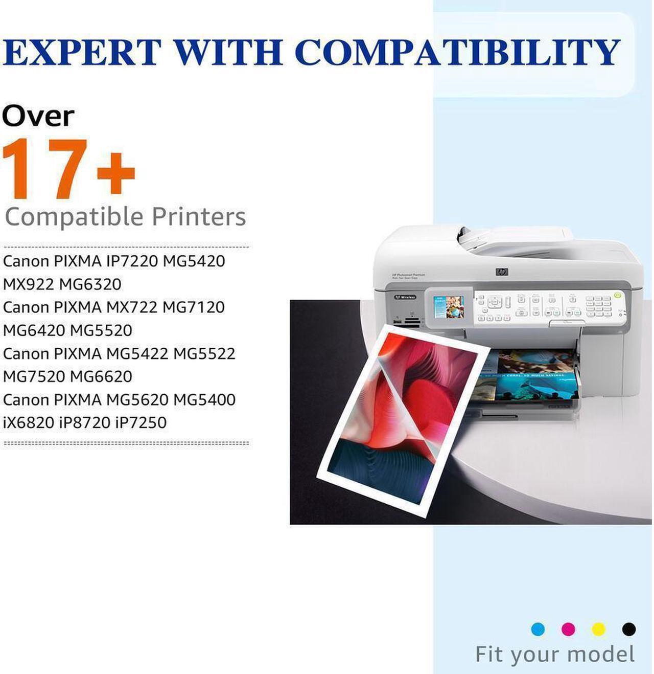 Alt view image 3 of 5 - 12 pcs PGI-250XL CLI-251XL Ink fit For MG5520 MG5422 MG6620 printer