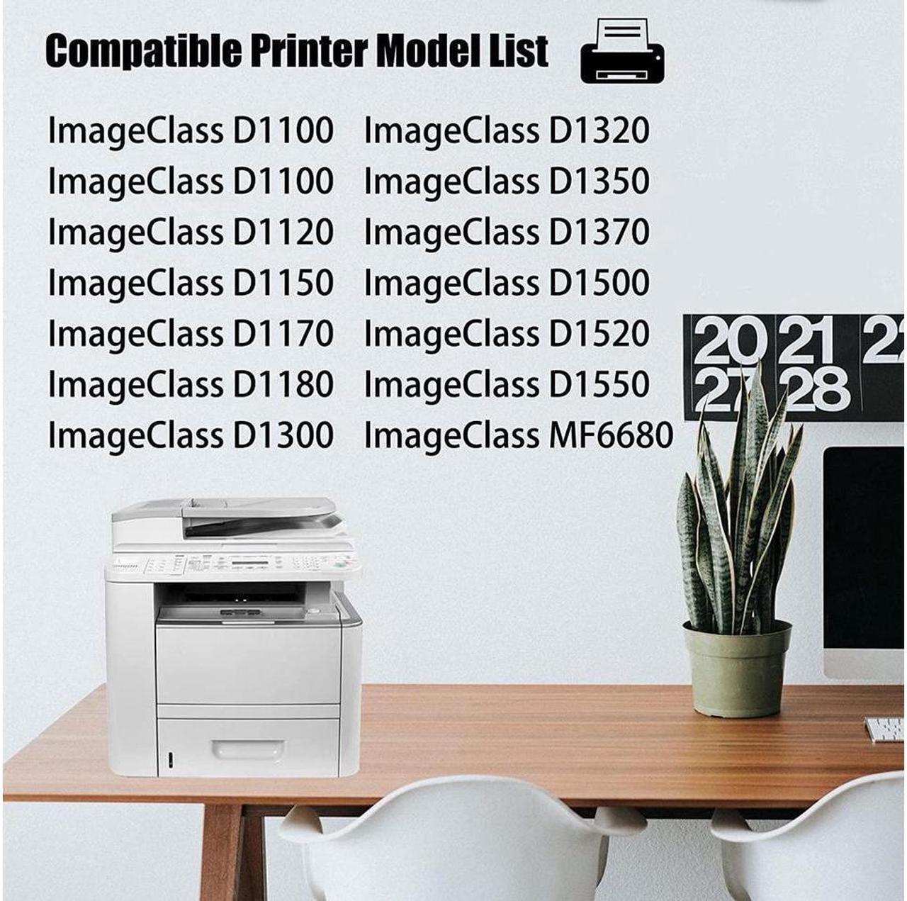 Alt view image 2 of 5 - 2 Pack Compatible 120 CRG120 Toner Cartridge Replacement for D1100 D1120 D1150 D1180 D1300 D1320 D1370 D1500 D1550 i-Sensys MF6680 [Black]