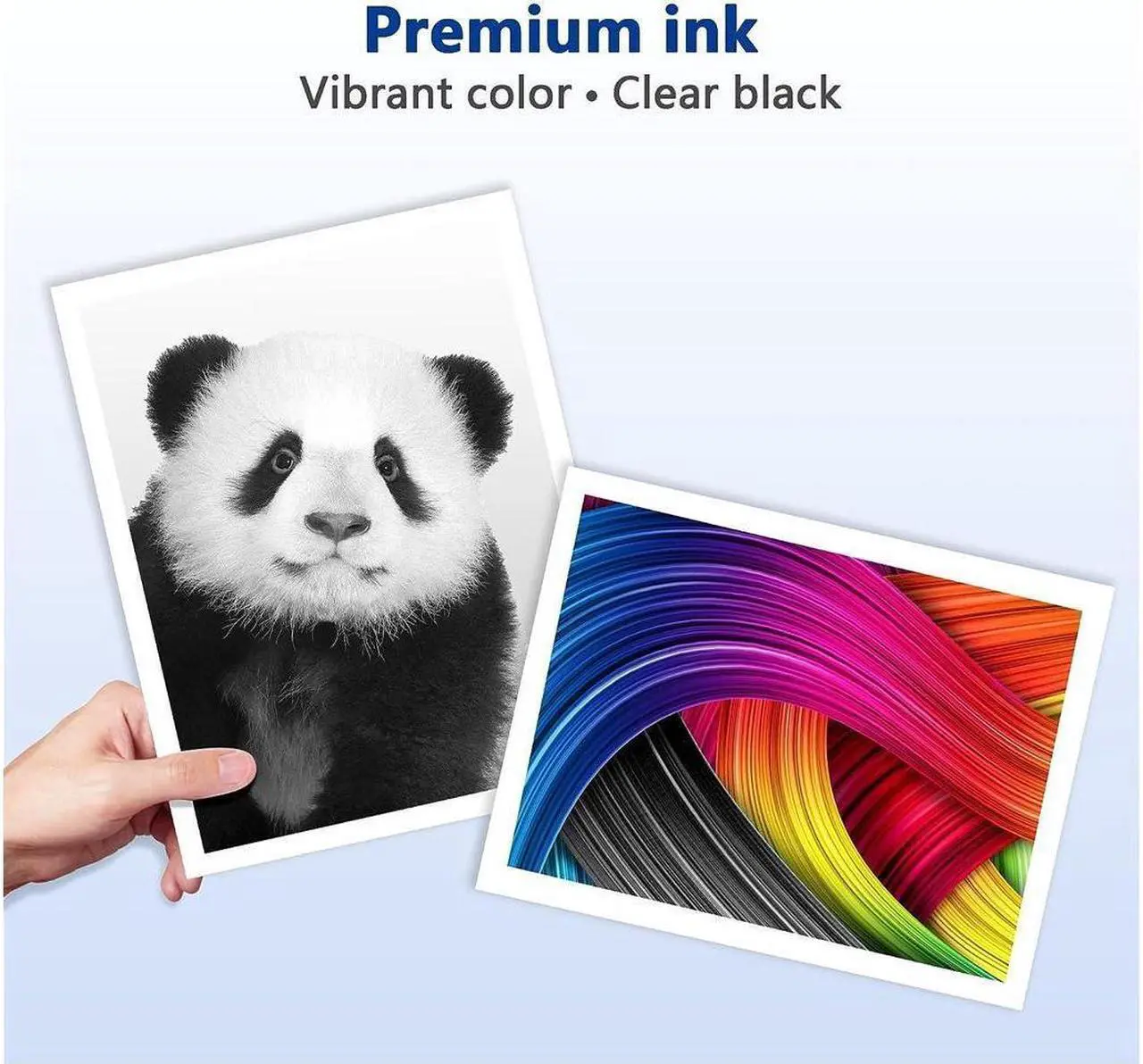 Alt view image 4 of 5 - 64XL Ink Cartridge Combo Pack Replacement  Ink 64 64XL Works with Envy Photo 7855 7858 7155 6252 7800 7100 Envy Inspire 7255e 7955e 7958e 7900e Tango Series Printer (1 Black, 1 Tri-Color)
