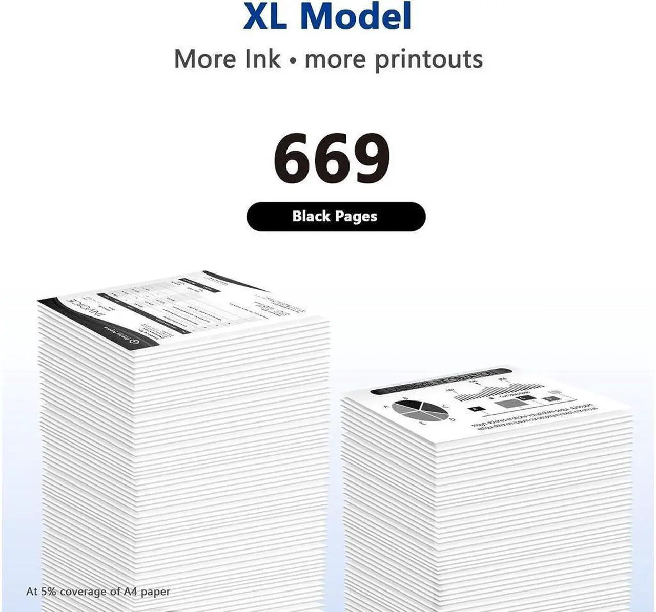Alt view image 3 of 4 - 65XL Black Ink Cartridge High Yield Replacement  Ink 65 65 Black Ink Cartridge Works with Deskjet 3772 3755 3700 3722 3752 2600 2622 2652 Envy 5055 5000 5070 5052 5014 Printer (2 Black)