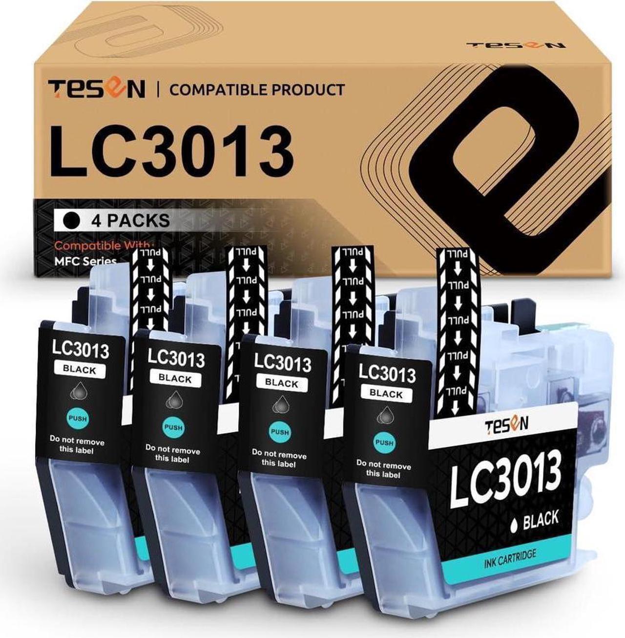 Main image of TESEN Compatible LC3013 LC3011 Ink Cartridge Replacement for Brother 3013 LC 3013 3011 Use with Brother MFC-J497DW MFC-J895DW MFC-J491DW J497DW MFC-J690DW Series Printer (4 Pack, Black)