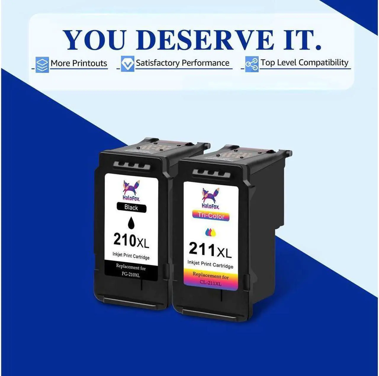 Alt view image 5 of 5 - 2Pc Ink compatible with PG-210XL CL-211XL MP480 490 495 MX320 330