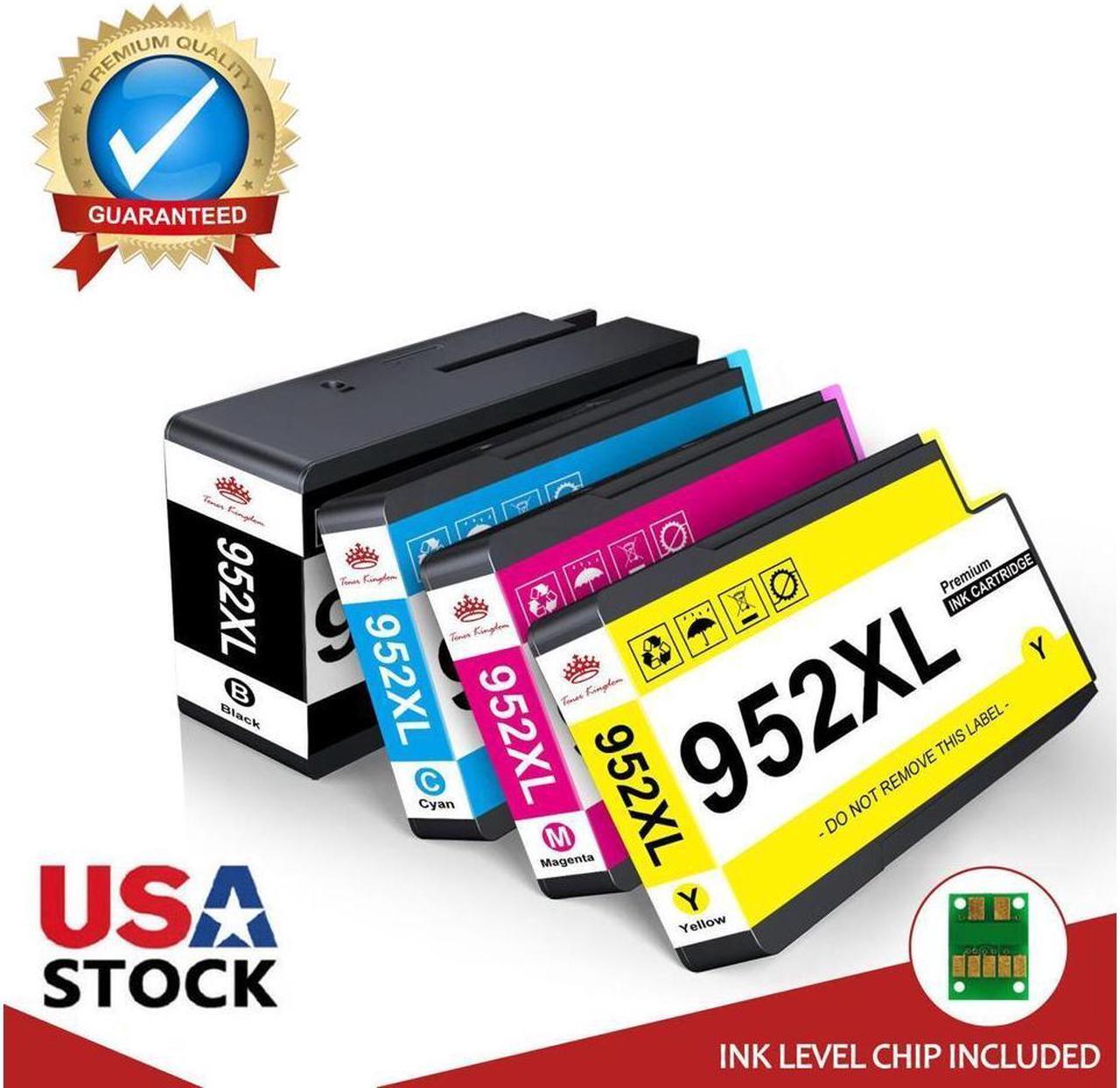 Main image of 4 PK 952XL Ink Cartridges for OfficeJet Pro 7720 8710 8210 8702 8720 8715