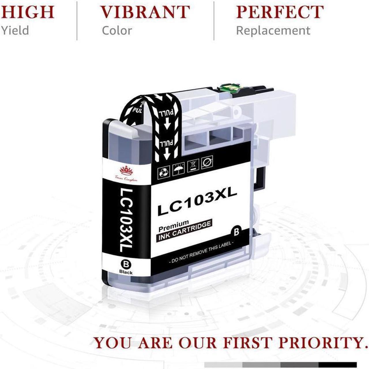 Alt view image 2 of 5 - 6x LC103 XL Ink Cartridge For Brother MFC-J475DW MFC-J870DW MFC-J4410DW Printer