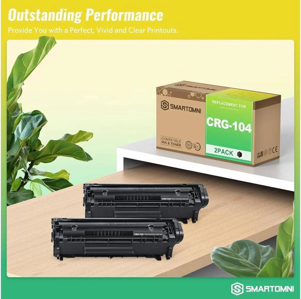 Alt view image 4 of 5 - Zell Compatible Toner Replacement For 104 Fx-10 Fx-9 12A Q2612A Toner Use With Imageclass D450 D420 D480 Mf4270 Mf4350D Laser 1020 1022 1022N 3015 1018 3050 1015 Printer