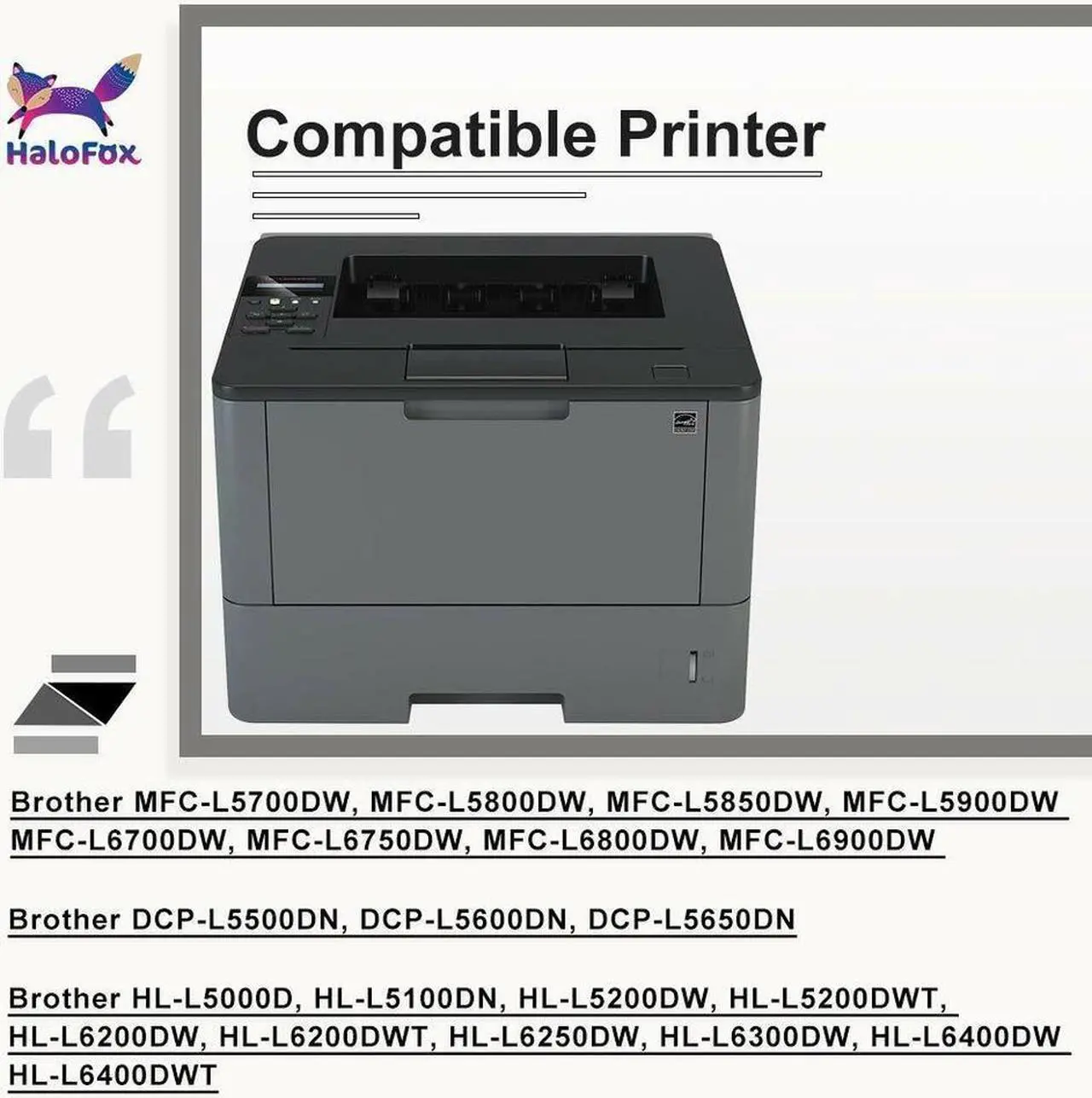 Alt view image 2 of 7 - 4PK TN850 Toner Cartridge Compatible For Brother MFC-L5900DW HL-L6300DW Printer