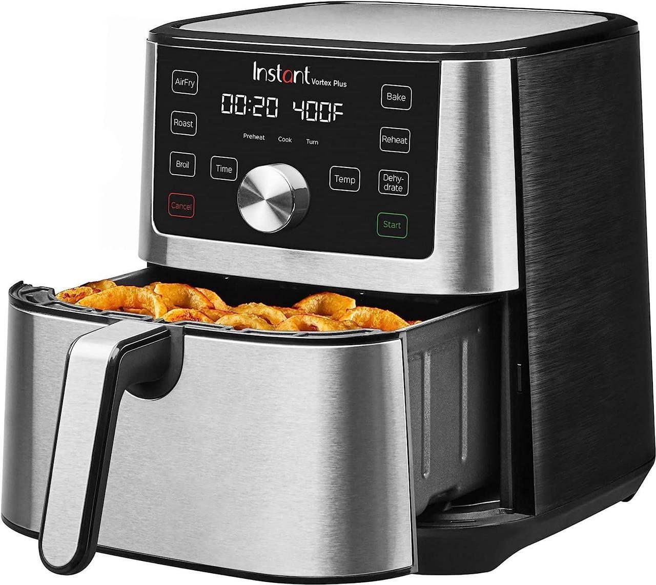 Main image of Instant Pot Vortex Plus 6-in-1,4QT Air Fryer Oven,From the Makers of Instant Pot with Customizable Smart Cooking Programs,Nonstick and Dishwasher-Safe Basket,App With Over 100 Recipes,Stainless Steel