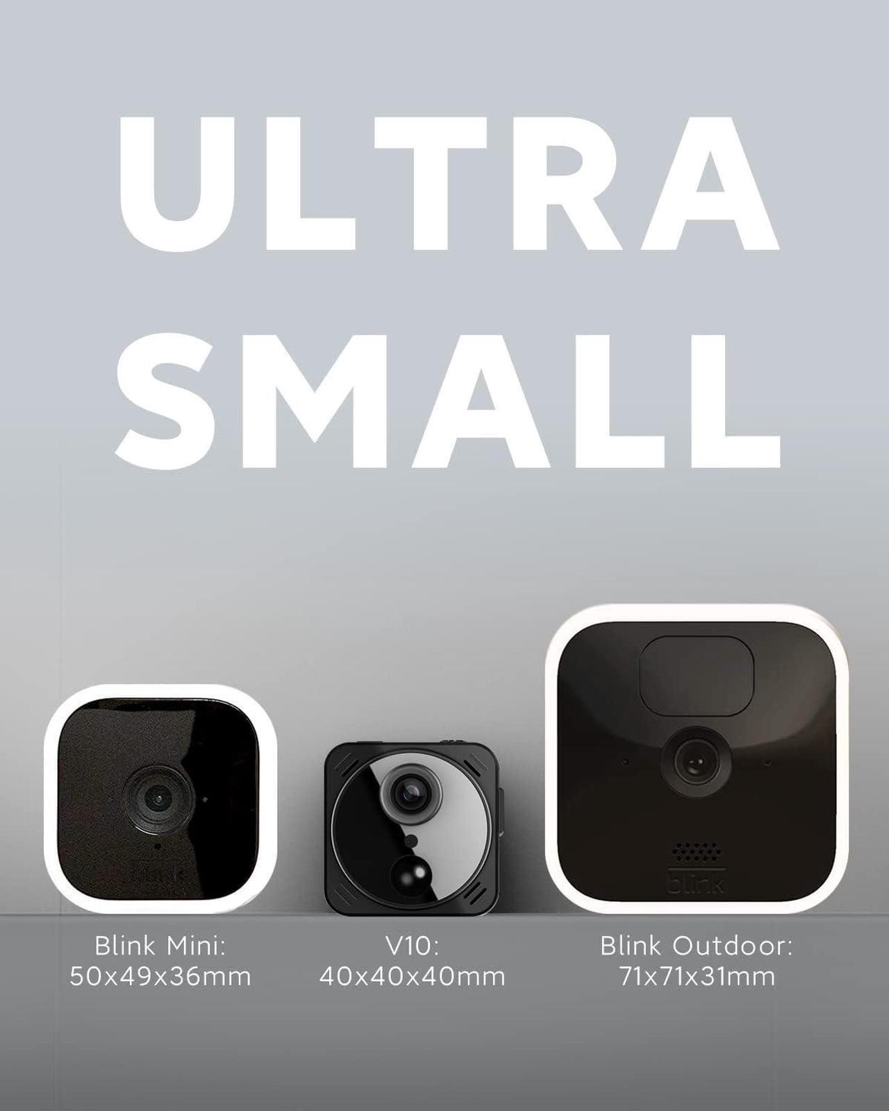 Alt view image 7 of 7 - 4K Mini Spy Camera WiFi Hidden Wireless Nanny Cam Small Indoor Home Security Secret Cameras Tiny Micro Surveillance Camera with Night Vision AI Human Detection PIR Long-Lasting Battery Life
