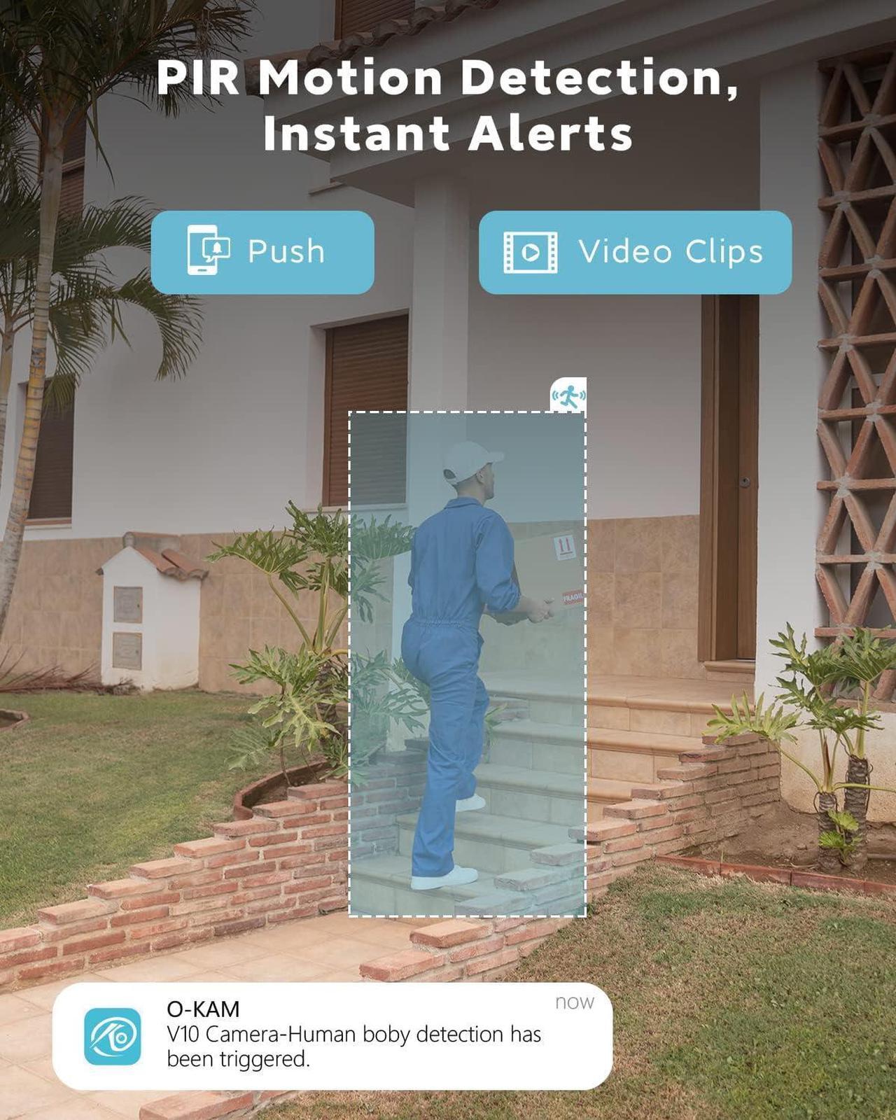 Alt view image 5 of 7 - 4K Mini Spy Camera WiFi Hidden Wireless Nanny Cam Small Indoor Home Security Secret Cameras Tiny Micro Surveillance Camera with Night Vision AI Human Detection PIR Long-Lasting Battery Life