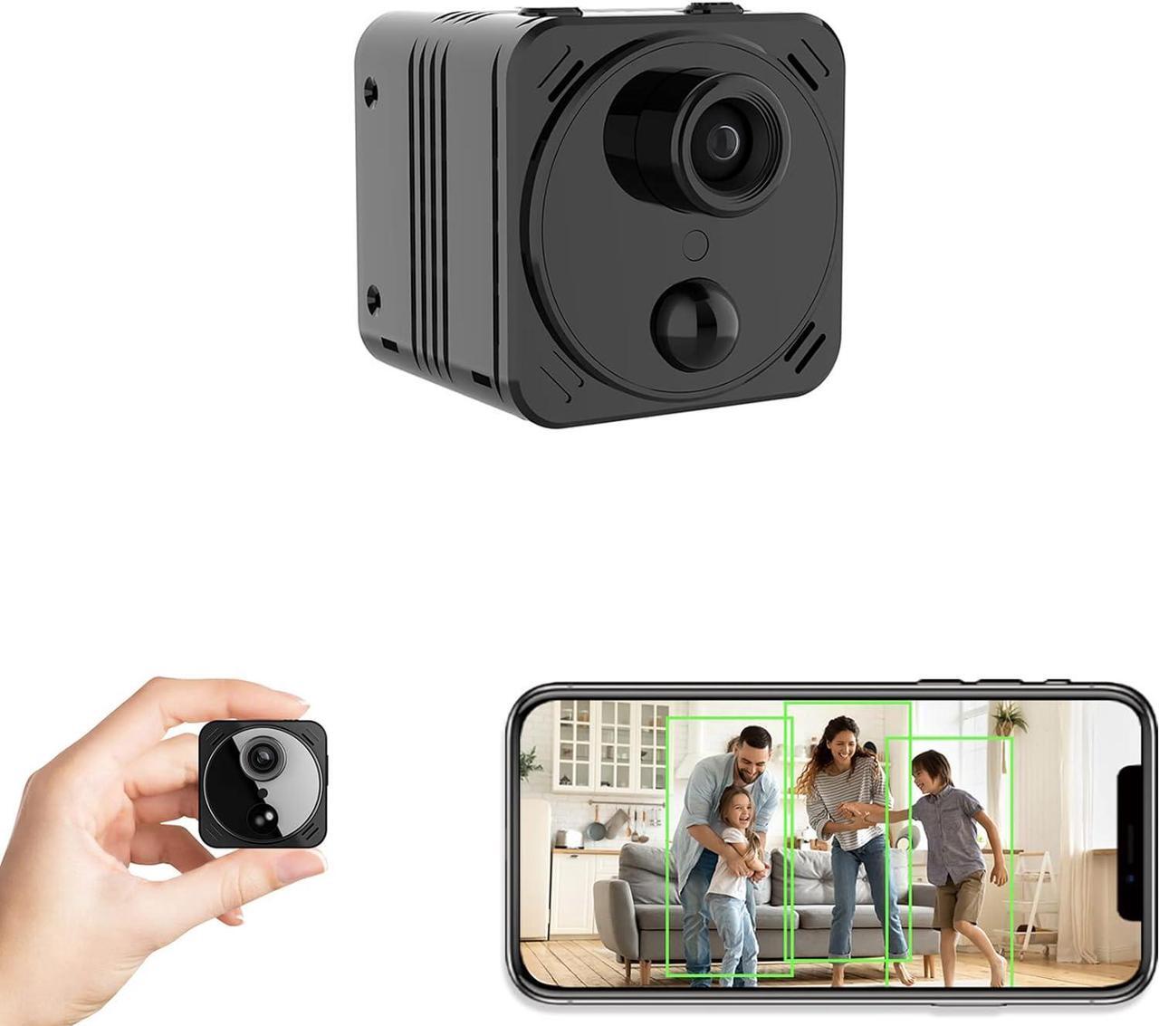 Main image of 4K Mini Spy Camera WiFi Hidden Wireless Nanny Cam Small Indoor Home Security Secret Cameras Tiny Micro Surveillance Camera with Night Vision AI Human Detection PIR Long-Lasting Battery Life