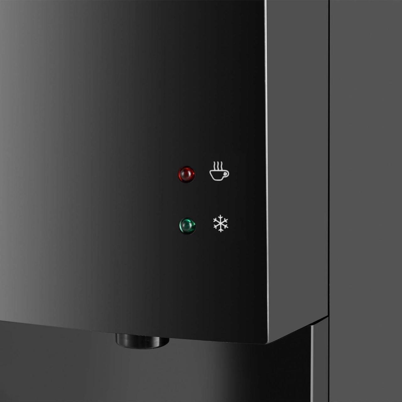 Alt view image 5 of 7 - Water Coolers 5 Gallon Top Load,Hot/Cold Water Cooler Dispenser, Innovative Slim Design Energy Saving Freestanding with Child Safety Lock for Home or Office Black