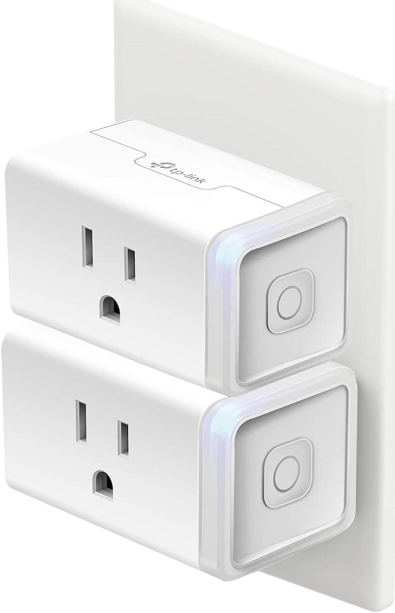 Kasa Smart Plug HS103P2, Smart Home Wi-Fi Outlet Works with Alexa, Echo, Google Home & IFTTT, No Hub Required, Remote Control,15 Amp,UL Certified, (Pack of 2) White