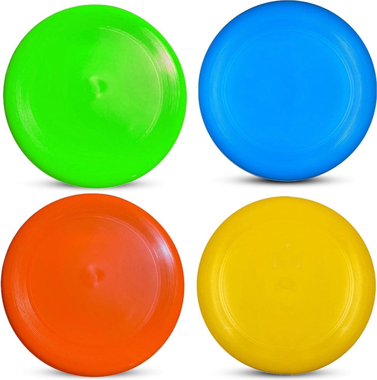 Alt view image 7 of 7 - Anzmtosn 8 Inch Sport Flying Disc, Beach Sand Sport Ring Toys, Large Beach Flying Ring Toy Sets Kit for Pool Playground Toy Gift Set Bundle for Kids Boys Girls Outdoor Garden Backyard Pack- 8 Pack