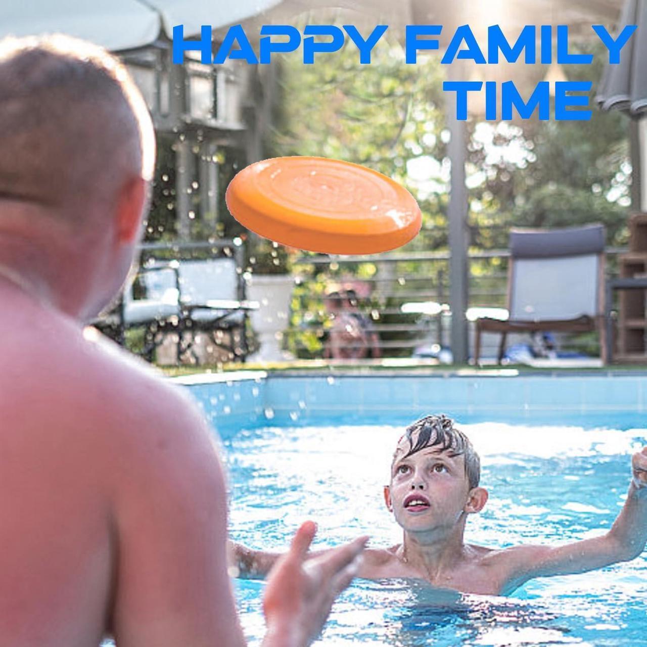 Alt view image 5 of 7 - Anzmtosn 8 Inch Sport Flying Disc, Beach Sand Sport Ring Toys, Large Beach Flying Ring Toy Sets Kit for Pool Playground Toy Gift Set Bundle for Kids Boys Girls Outdoor Garden Backyard Pack- 8 Pack