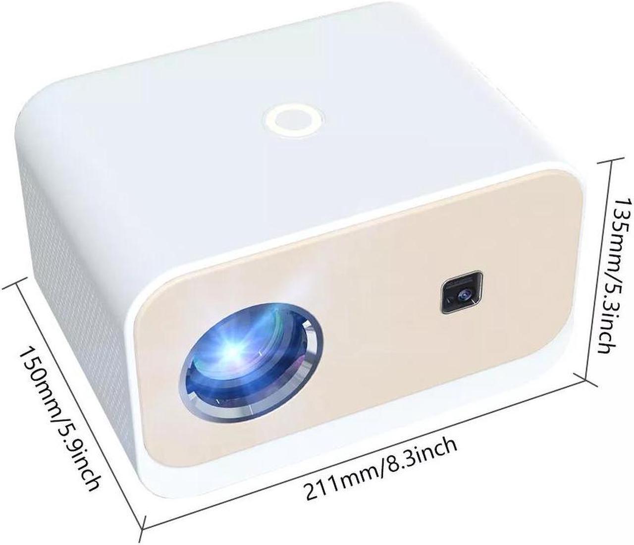 Alt view image 7 of 7 - Mini Projector 20000 Lumen LED 1080P WiFi Bluetooth Portable Home Theater Video