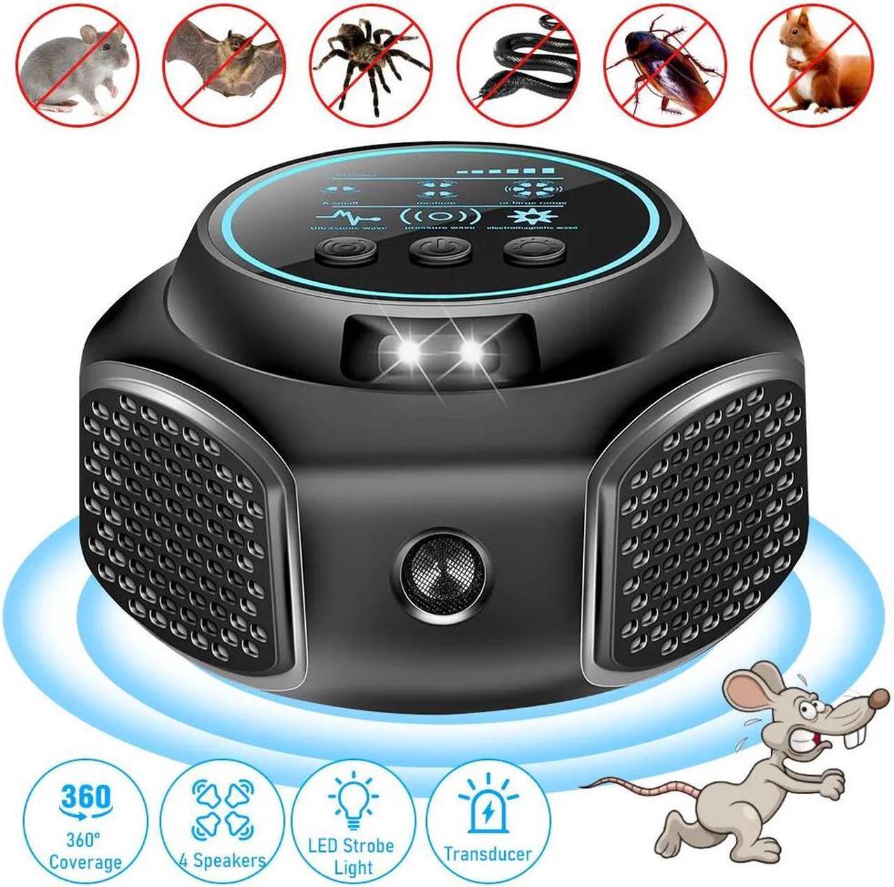 Main image of Mice Repellent UPGRADED Ultrasonic Mouse Bat Rat Squirrel Rodent Repellent Attic
