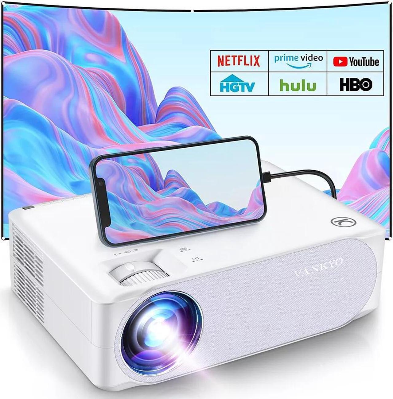 Alt view image 2 of 7 - Vankyo Performance V630 NATIVE 1080p Home Theater LED Projector 7000:1 - White