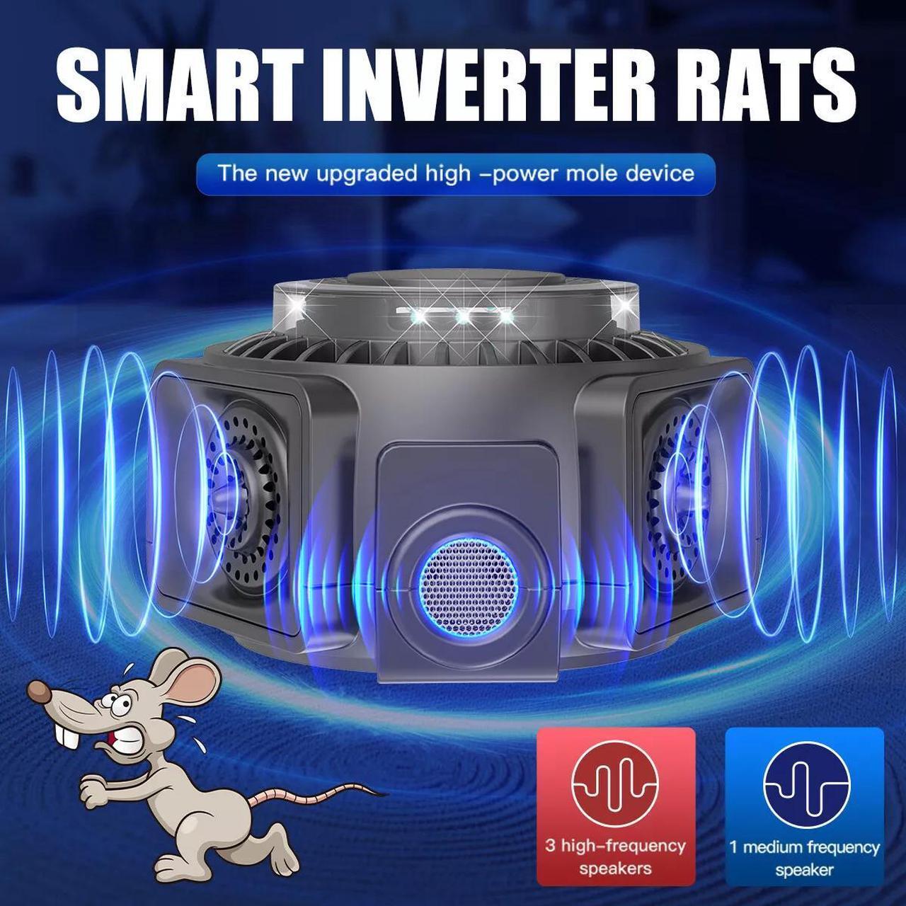 Alt view image 7 of 7 - Ultrasonic Rodent Repellent Pest Squirrel Repeller Mouse Rat Deterrent Control