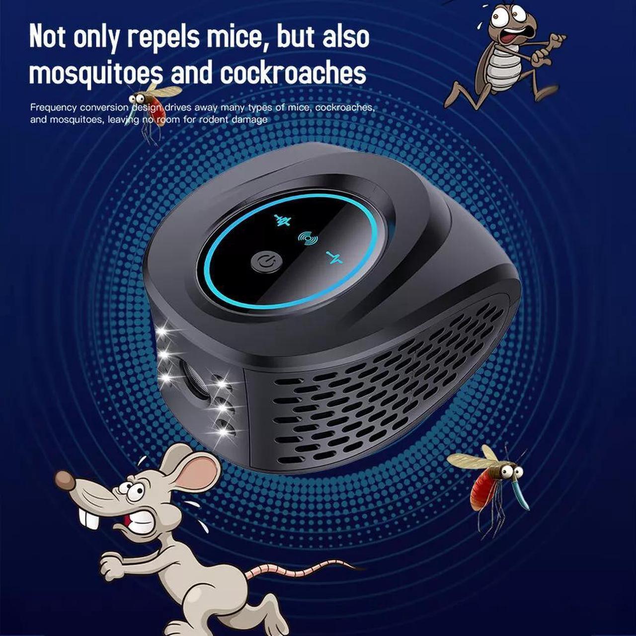 Alt view image 5 of 7 - Upgraded Ultrasonic Pest Repeller Control Electronic Repellent Mice Rat Reject