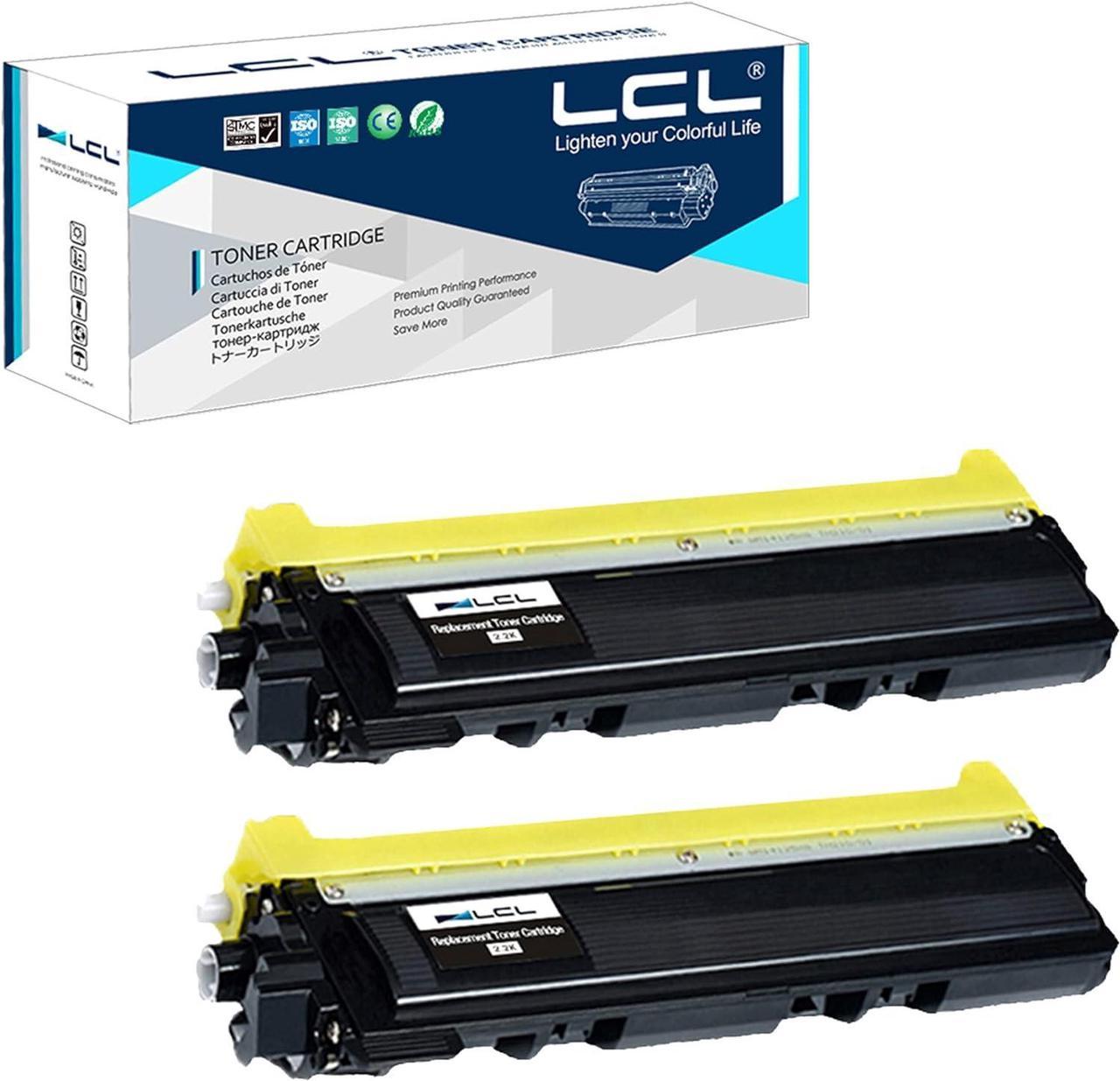 LCL Remanufactured for Brother TN-210 TN210 TN210BK (2-Pack,Black) Toner Cartridge for Brother MFC 9125CN MFC-9125CN HL 3045CN HL-3045CN HL 3040CN HL-3040CN HL 3070CW HL-3070CW HL 3075CW HL-3075CW