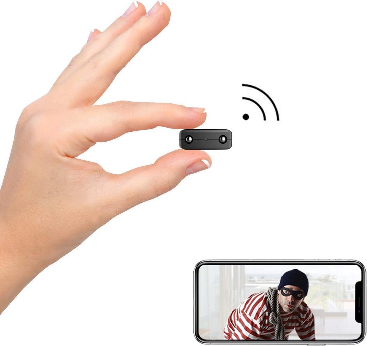 Smallest IP Camera WiFi, Rettru XD Mini HD Nanny Cam Video Camera Surveillance Camera with Night Vision,Motion Detection,Cloud Storage,Live Feed Streaming,Remote Viewing with iOS,Android Phone APP