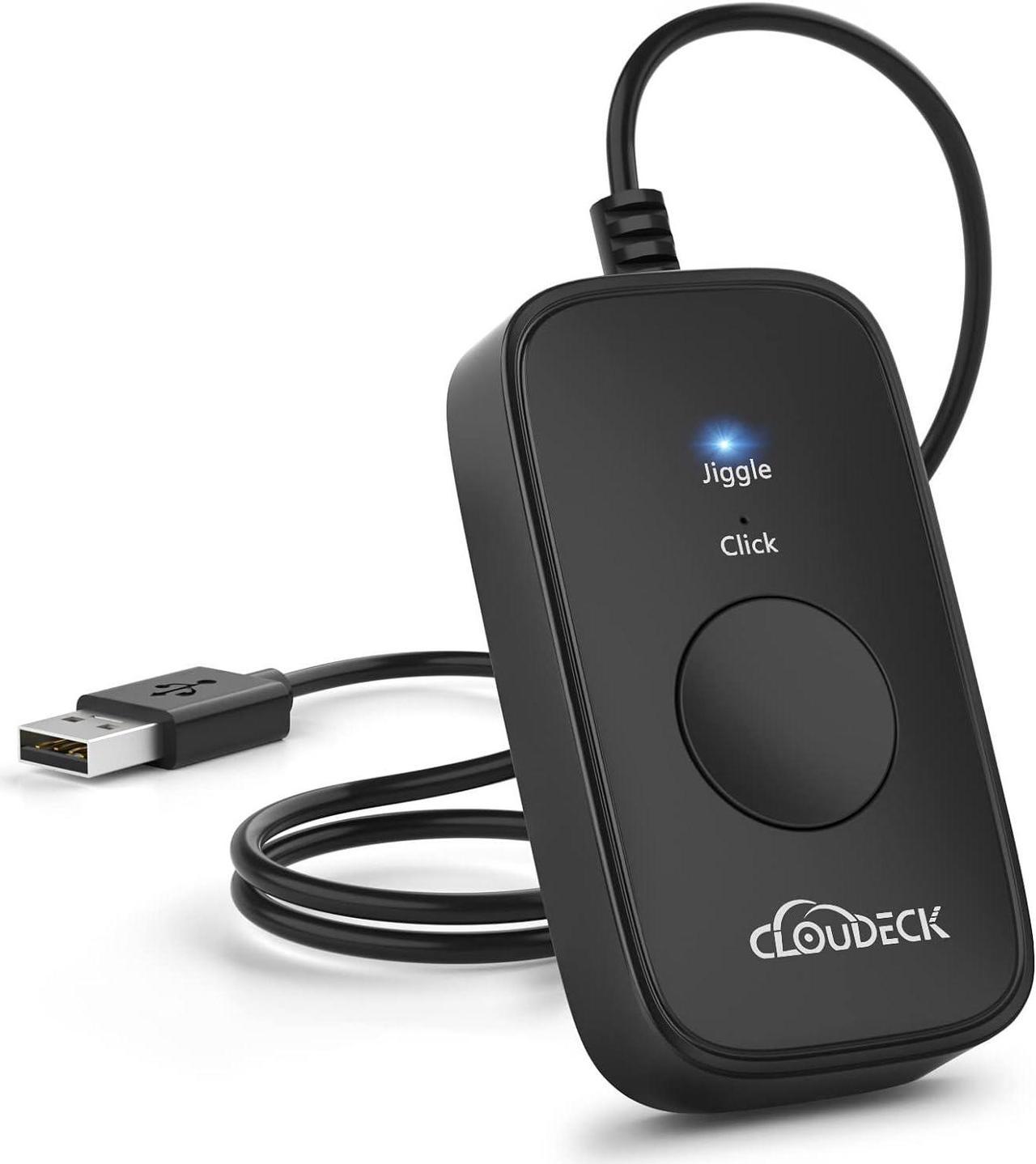 Cloudeck Mouse Jiggler USB Port Mouse Mover for Computer Laptop, Driver-Free with ON/Off Switch, Simulate Mouse Movement to Prevent Entering Sleep Mode