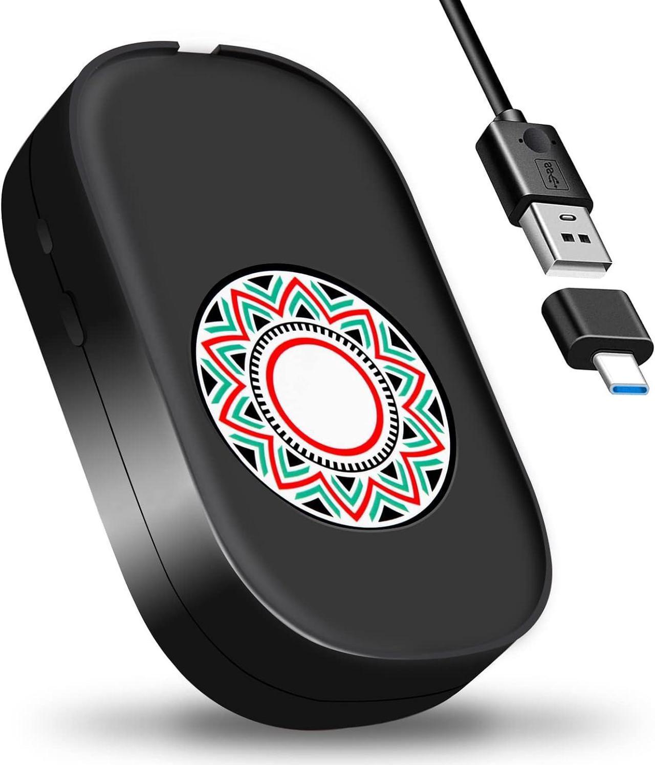 CHOKMAX Mouse Jiggler, Undetectable Mouse Mover Wiggler Shaker with Drive Free USB Port Simulate Mouse Automatic Random Movement to Prevent Computer Laptop from Sleeping and Keep PC Awake