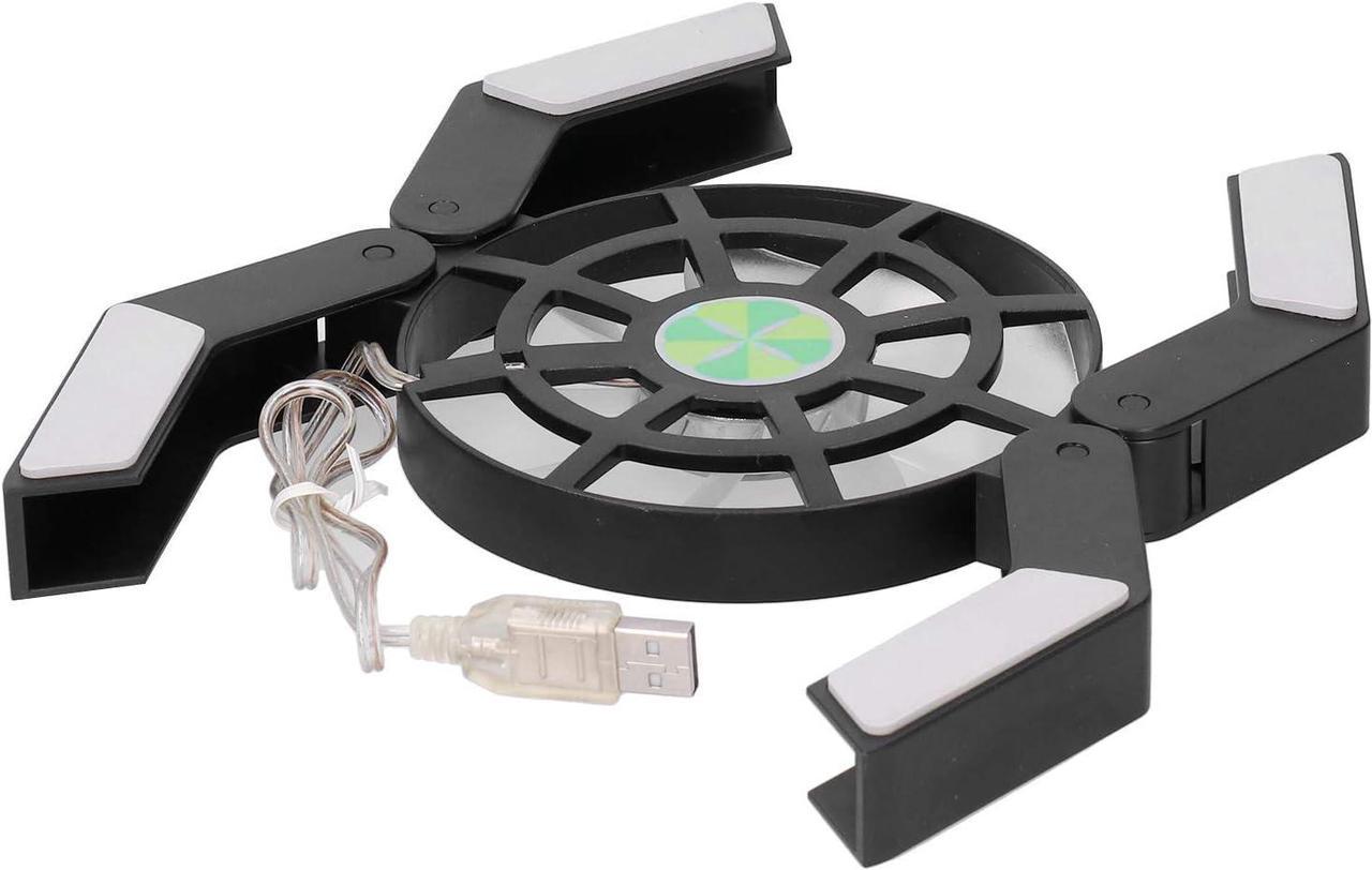 Laptop Cooling Stand, Laptop Cooling Pad, with Luminous Large Fan for Computer Laptops(Black)