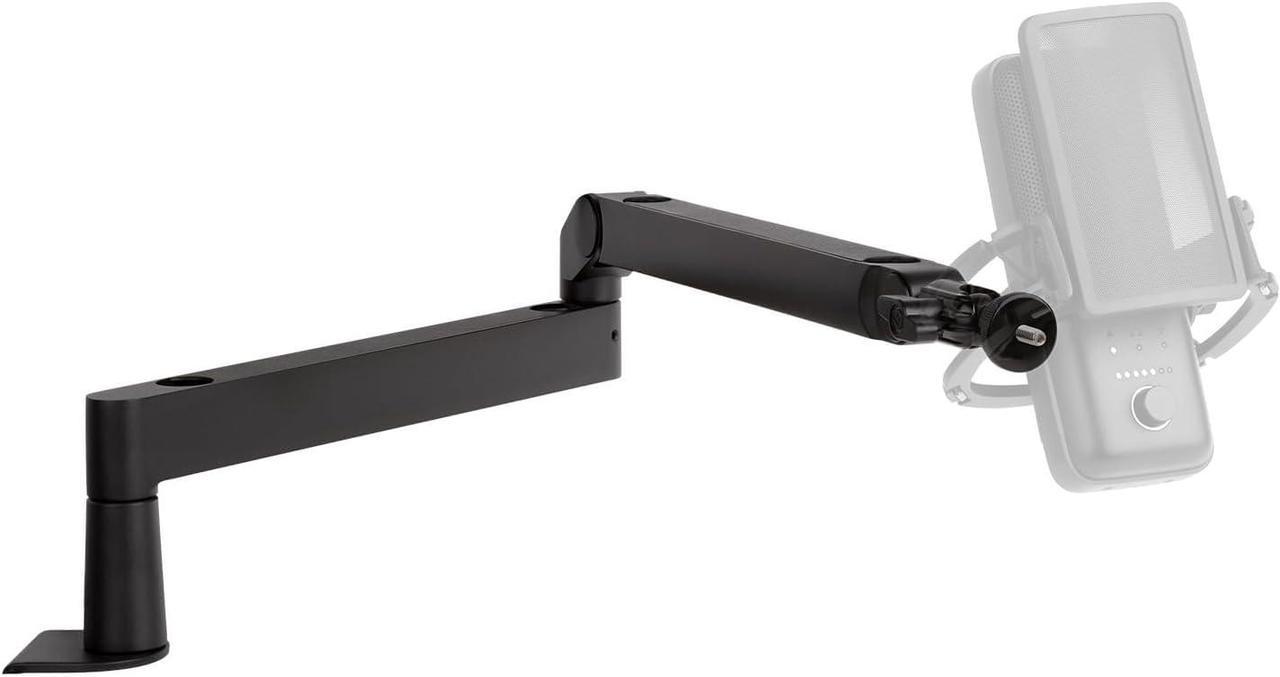 Elgato Wave Mic Arm LP - Premium Low Profile Microphone Arm with Cable Management Channels, Desk Clamp, Versatile Mounting and Fully Adjustable, perfect for Podcast, Streaming, Gaming, Home Office