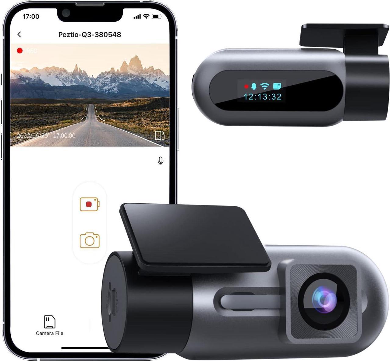 ARIFAYZ Dash Cam WiFi FHD 1080P Mini Front Dash Camera for Cars with Night Vision, 24 Hours Parking Mode, WDR, Loop Recording, G-Sensor, APP, Support 128GB Max