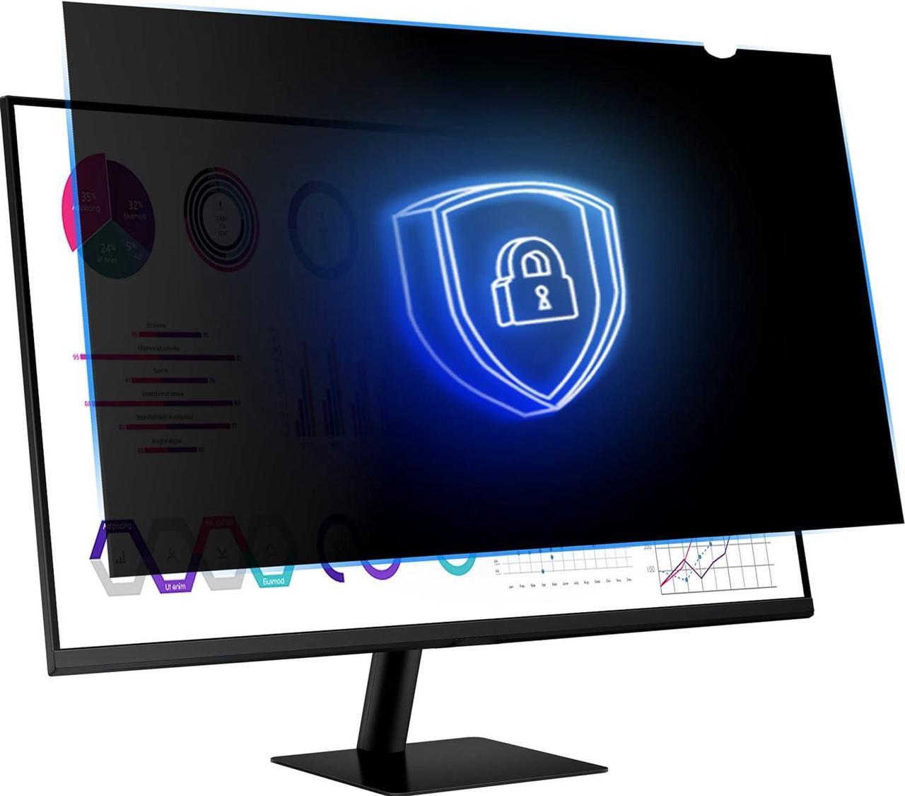 GHY 23.8 Inch Computer Privacy Screen for Aspect Ratio 16:9 Monitor, Computer Screen Privacy Shield and Anti Glare Screen (W x H) 20 3/4 x 11 11/16