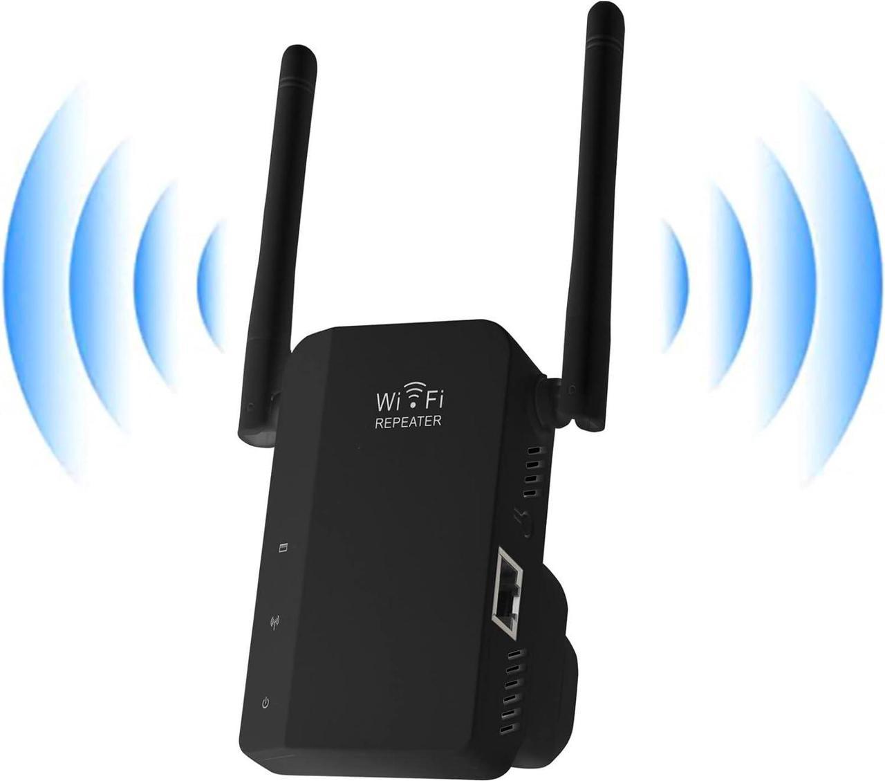 Black WiFi Extender WiFi Booster 300Mbps WiFi Amplifier WiFi Range Extender WiFi Repeater for Home 2.4Ghz On-Ly #G5E7w