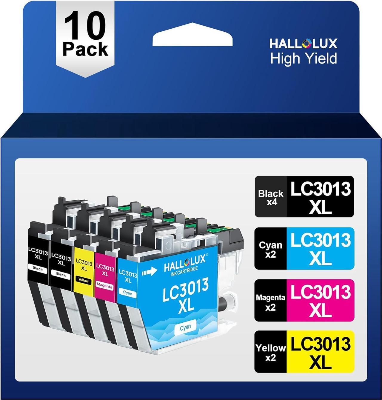 10 Pack LC3013 LC3011 BK/C/M/Y Replacement for Brother LC-3013 LC-3011 Ink Cartridges XL High Yield with Brother MFC-J491DW MFC-J497DW MFC-J690DW MFC-J895DW Printer (4Black, 2Cyan, 2Magenta, 2Yellow)