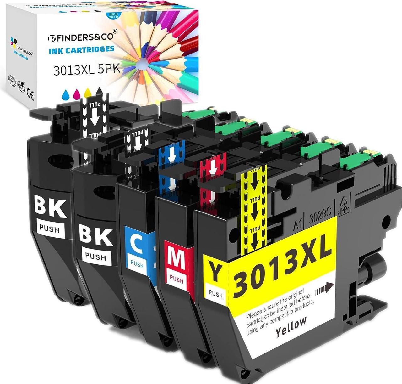 F FINDERS&CO LC3013 LC3011 Ink Cartridge Replacement for Brother LC3013 XL LC 3013 LC-3013 LC3011 Ink Compatible with MFC-J491DW MFC-J497DW MFC-J690DW MFC-J895DW Printer (2BK 1C 1M 1Y)