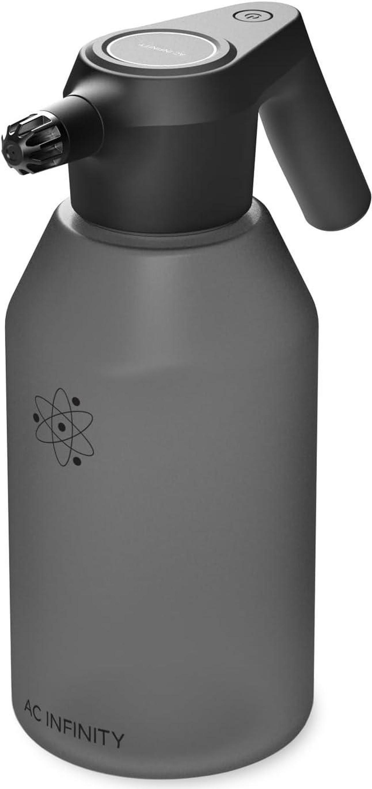 AC Infinity Automatic Sprayer, 2L Portable Electric Spray Bottle, USB Rechargeable with Adjustable Nozzle Spout for Plants Fertilizing Gardening and Cleaning (Graphite)