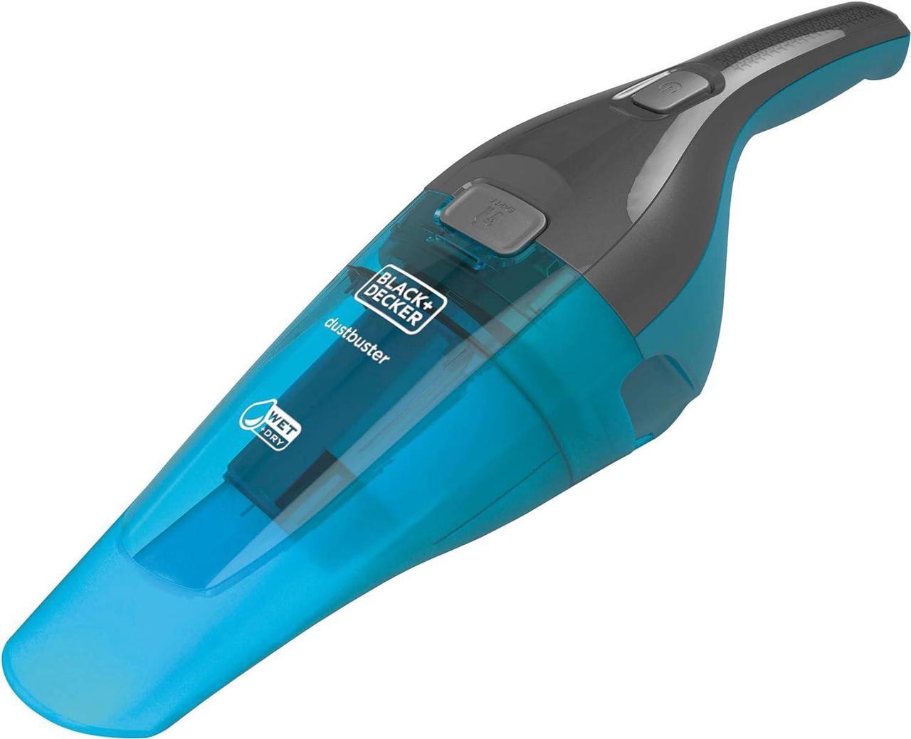 BLACK+DECKER dustbuster QuickClean Cordless Wet/Dry Handheld Vacuum, Turquoise (HNVC215BW52)