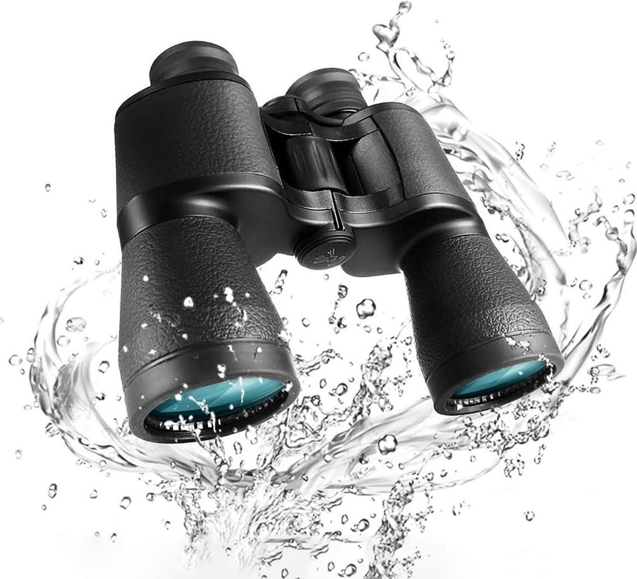 20x50 HD Binoculars for Adults High Powered Professional Waterproof/Compact Binoculars Durable & Clear BAK4 Prism FMC Lens,Bird Watching Binoculars for Adults Outdoor Sports Travel Hunting