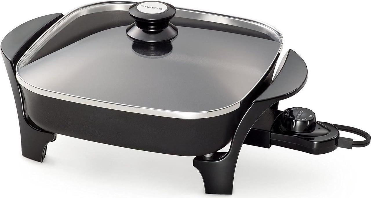 Presto 06626 11 inch Electric Skillet w/Glass lid