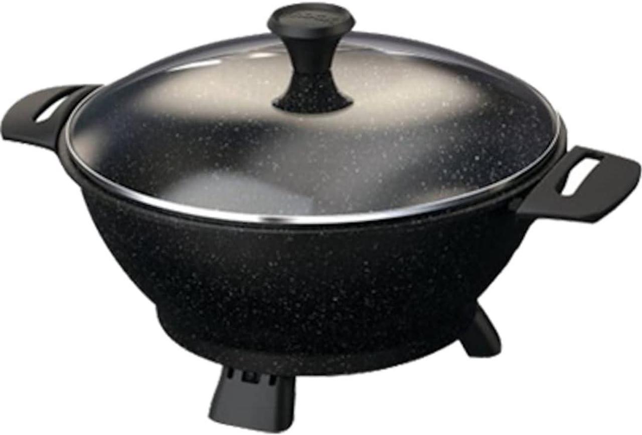 Starfrit The Rock Electric Multi Pot - 4.5L - Rock.Tec Non-Stick - Tempered Glass Lid - Variable Temperature Control