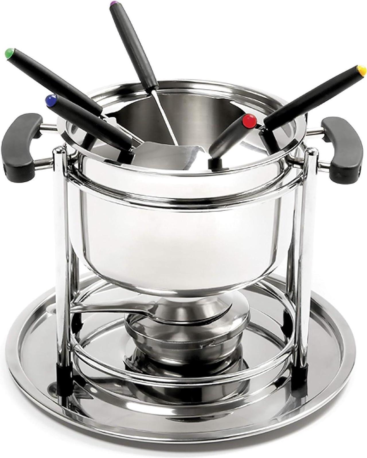 Norpro 499 Stainless Steel Fondue Set, 10 Piece