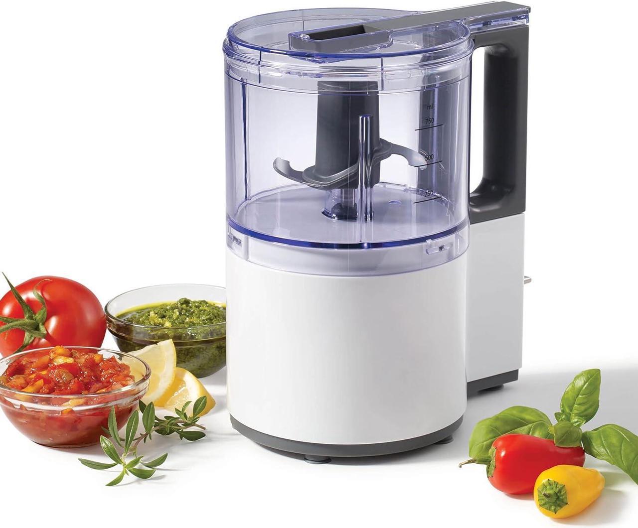 Starfrit Electric Oscillating Food Processor - 4 Cups - Measuring Spoon - High, Low & Pulse Modes - 300W