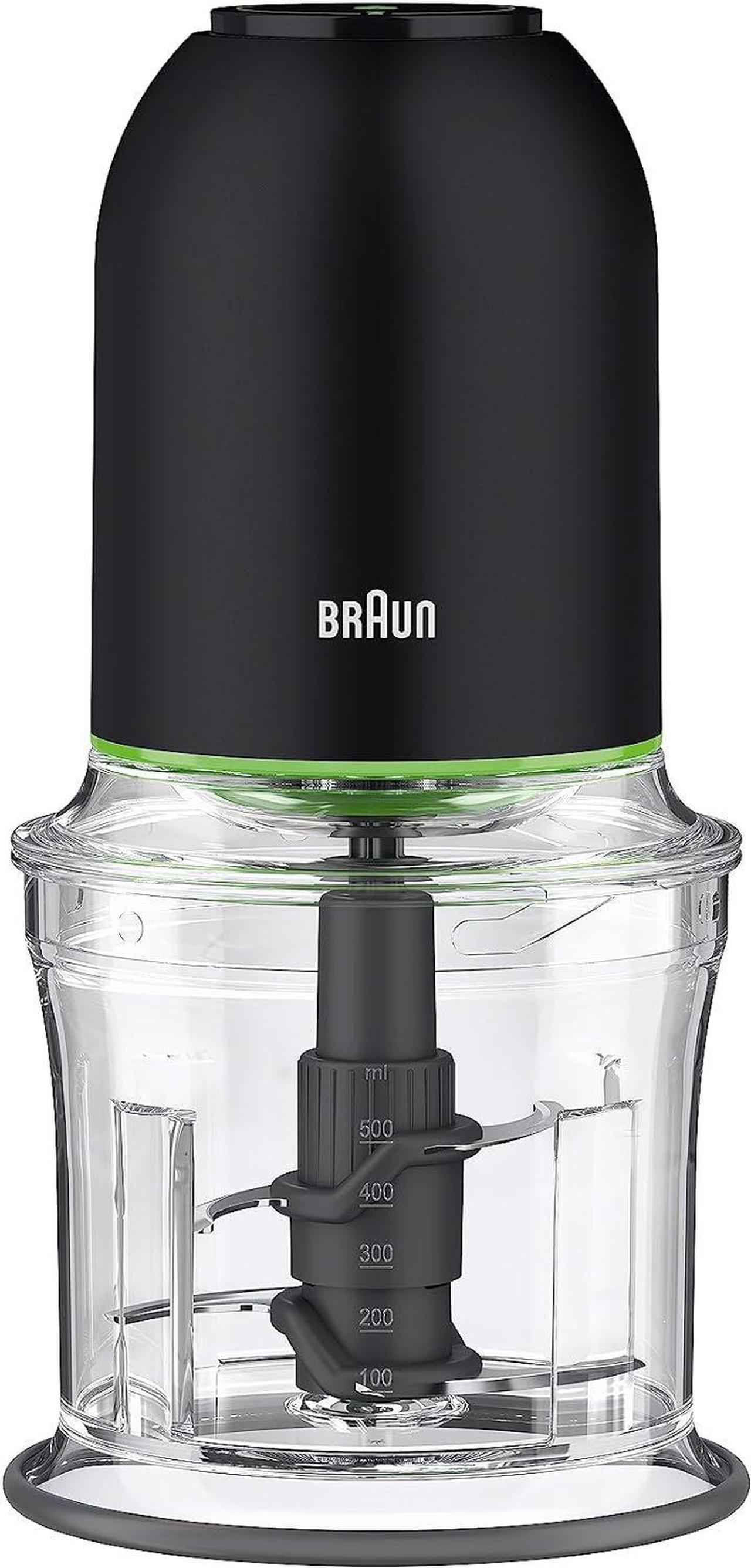 Braun CH3012BK EasyPrep Mini Food Processor, 4 cup, Black